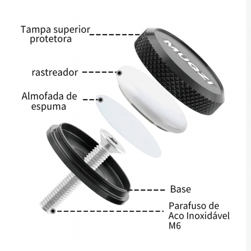 Tampa Oculta para Bike | Delta 28