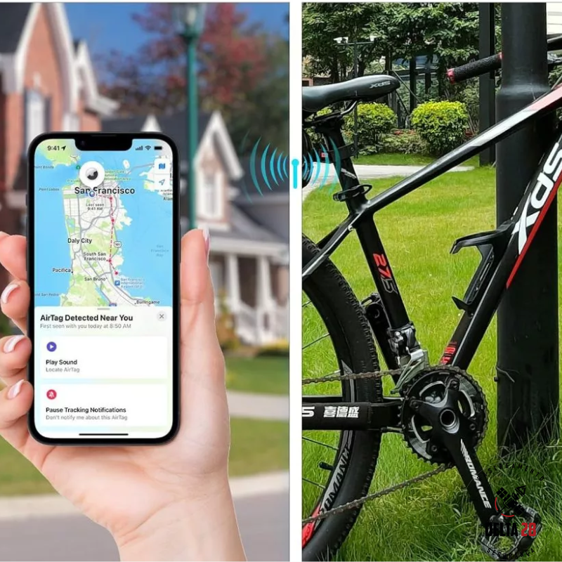 Suporte Oculto AirTag Bike |Delta 28