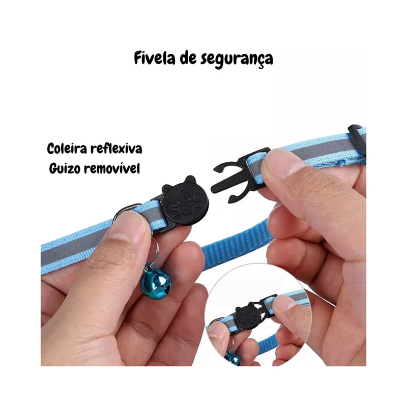 Coleira Pet com AirTag e Guizo | Delta  28